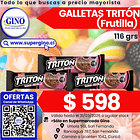 GALLETA TRITON FRUTILLA 116grs.   (30)             1