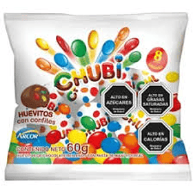 HUEVO CHUBI BOLSA 60grs.      (24)