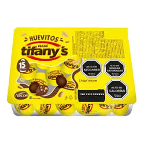 HUEVO TIFANYS ARCOR BANDEJA 106grs.x 15un.   (12)