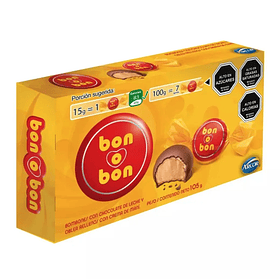 CAJA BONOBON LECHE 105grs.   (20)                 