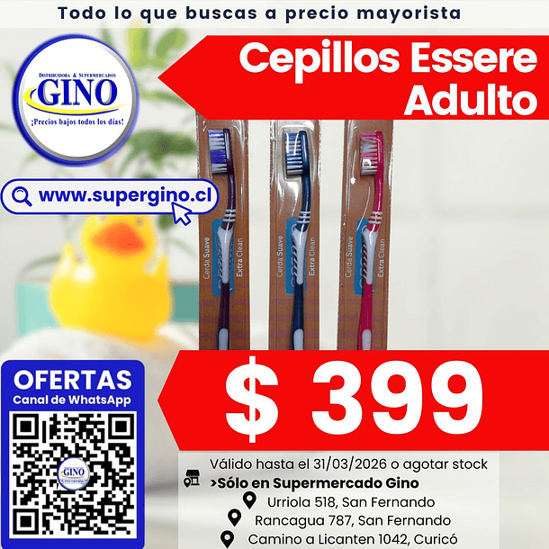 CEPILLO DENTAL ESSERE ADULTO (DP.x 12un.)  (100)   1