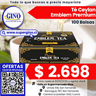 TE EMBLEM CEYLAN PREMIUM 100 bolsitas    (10)      1