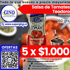 SALSA DE TOMATE TEODORO ITALIANA 160grs.(48)       1