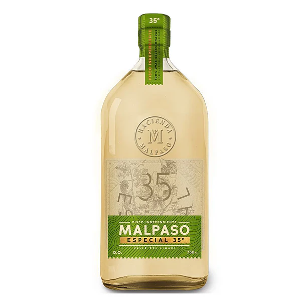 PISCO MALPASO ESPECIAL 1000ml. 35ºG.L.  (6)       