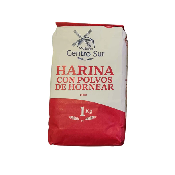HARINA CENTRO SUR C/POLVO 1 KILO (DP.x 10u)        2