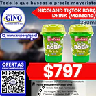 NICOLAND TIKTOK BOBA DRINK MANZANA 380ml.   (24)   1