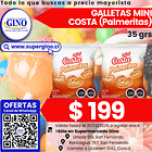 GALLETA MINI PALMERITAS COSTA 35grs.  (30)         1