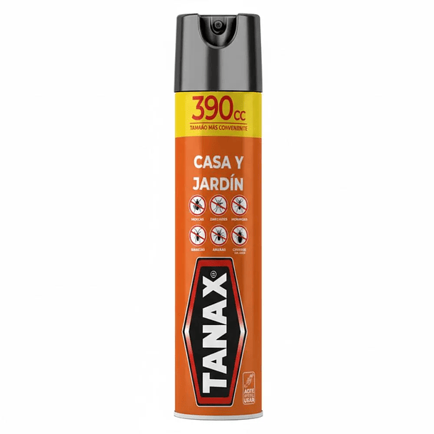 INSECTICIDA TANAX CASA JARDIN 390cc. (12)         