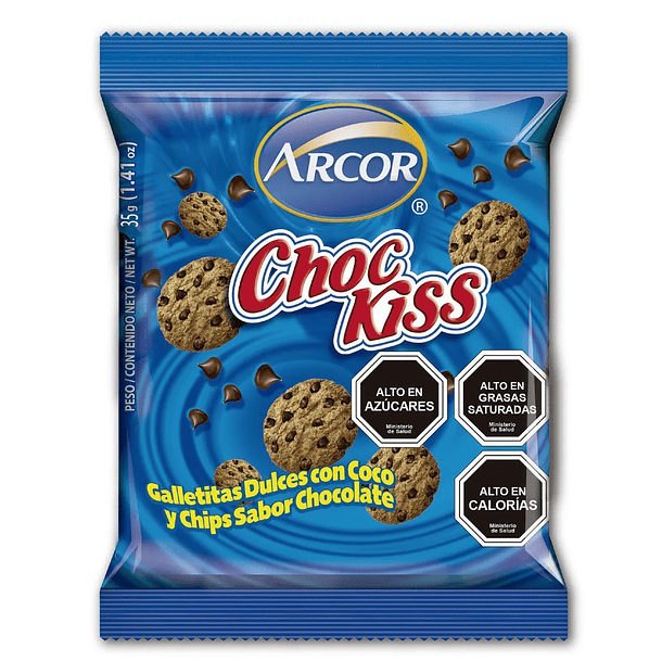 GALLETA HOLANDA MINI CHOCO KISS 35grs.      (40) 2