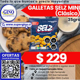 GALLETA SELZ MINI CLASICA UNIDAD        (40)