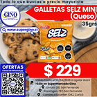 GALLETA SELZ MINI QUESO UNIDAD        (40) 1