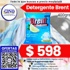 DETERG. BRENT MATIC 400grs.    (50)                1