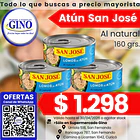 ATUN LOMITO SAN JOSE EN AGUA 160grs. (48) (P 88)   1