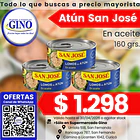 ATUN LOMITO SAN JOSE EN ACEITE 160grs. (48)(P 88)  1