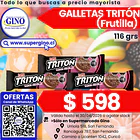 GALLETA TRITON FRUTILLA 116grs.   (30)             1