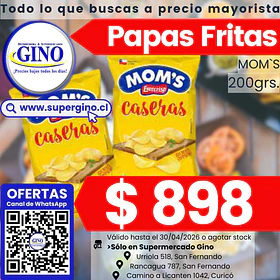 PAPAS MOMS C/LISAS 200grs. (12)                   