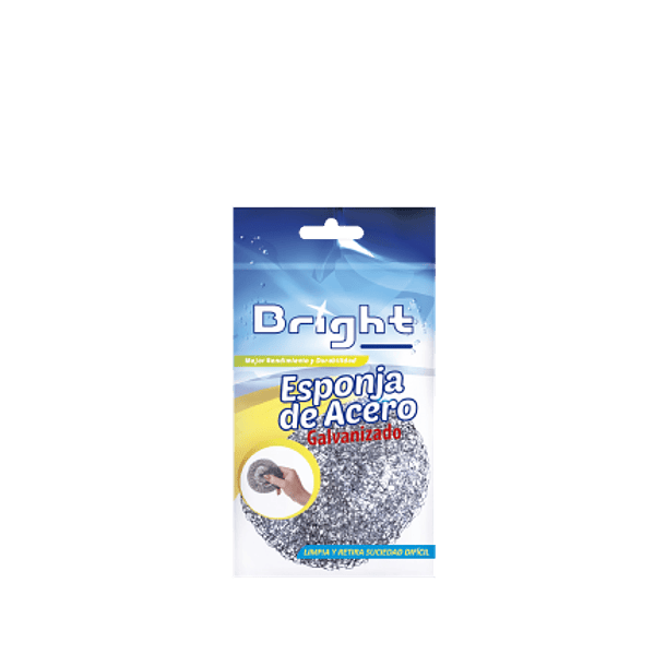 ESPONJA ACERO GALVANIZADO BRIGHT (DP.x 12un) (40) 