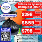 BOLSA BASURA BASUPLAST 50x70 x 10un.  (100)        1