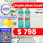 LIMPIAPISOS EXCELL CITRICO  900cc (12) (P45)       1