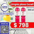 LIMPIAPISOS EXCELL MANZANA 900cc. (12) (P 45)      1