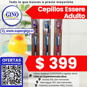 CEPILLO DENTAL ESSERE ADULTO (DP.x 12un.)  (100)  