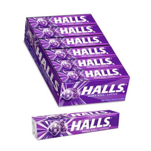 HALLS BARRA MORAZUL X 12                          