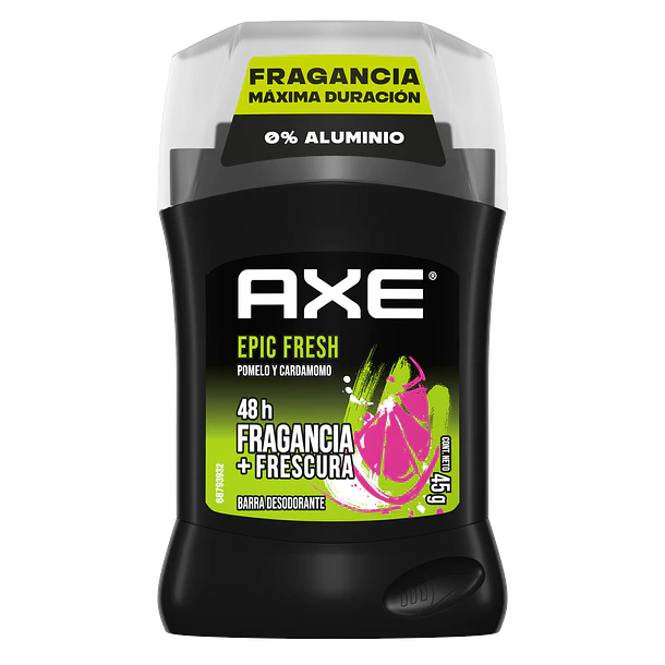 DESODORANTE AXE BARRA EPIC FRESH 45grs.(12)       
