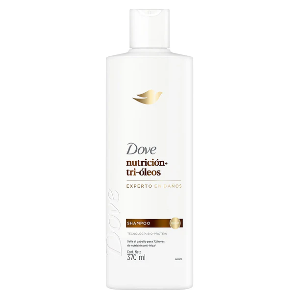 SHAMPOO DOVE NUTRI+TRI-OLEOS 370ml. (12)          