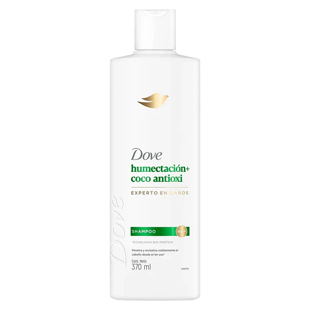 SHAMPOO DOVE HUMECT+COCO ANTIOXI 370ml. (12)      