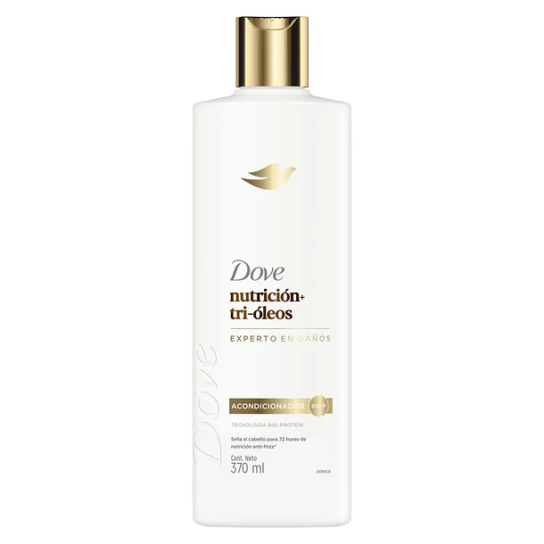 ACONDICIONADOR DOVE NUTRI+TRI-OLEOS 370ml. (12)   