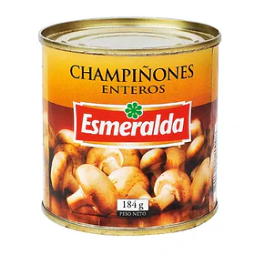 CHAMPIÑONES ENTEROS ESMERALDA 184grs.   (24)      