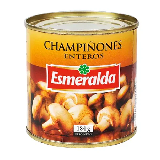CHAMPIÑONES ENTEROS ESMERALDA 184grs.   (24)      