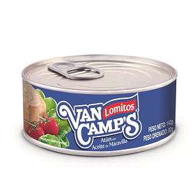 ATUN LOMITOS VAN CAMPS ACEITE 142grs. (48)        
