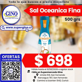 SAL OCEANICA SALERO FINA  500grs.(12)             