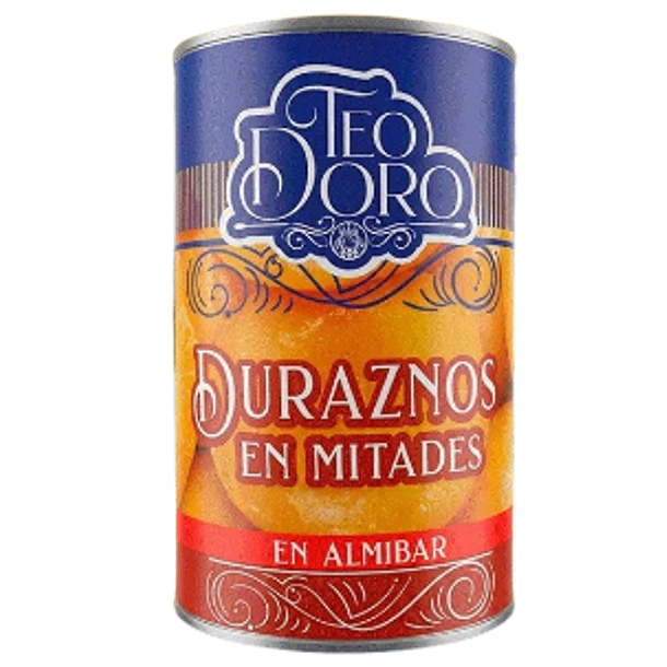 DURAZNOS TEODORO MITADES 425grs.   (24)            2