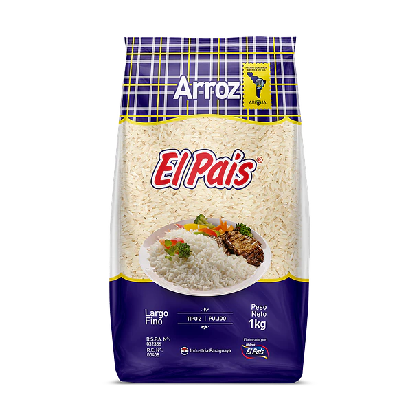 ARROZ EL PAIS G.2 1 KILO (CJ.x 10un)              