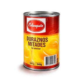 DURAZNOS MITADES COLUNQUEN 580grs.  (24)          