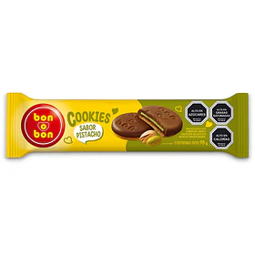 GALLETA BONOBON COOKIES PISTACHO 95grs. (36)      