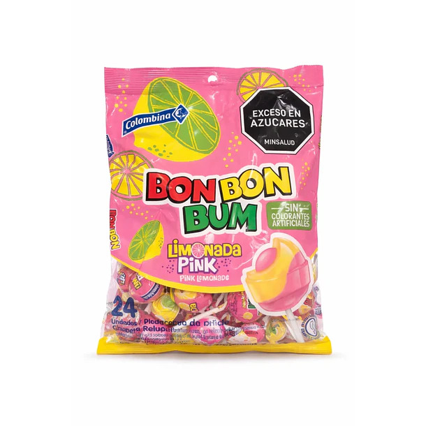 CHUPETE BBB PINK LIMONADA x 24un. (15)            
