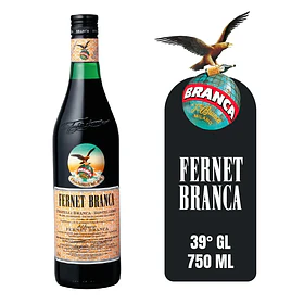LICOR FERNET BRANCA 39° G.L. 750ml.  (12)         