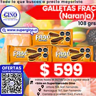GALLETA FRAC NARANJA 110grs. (36) (P 80)           1