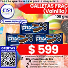 GALLETA FRAC VAINILLA 110grs. (36) (P 80)          1