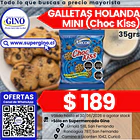 GALLETA HOLANDA MINI CHOCO KISS 35grs.      (40) 1