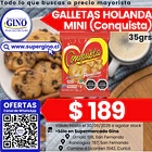 GALLETA HOLANDA MINI CONQUISTA 35grs     (40) 1