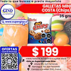 GALLETA MINI CHIPS CHOC COSTA 35 grs.    (30) 1