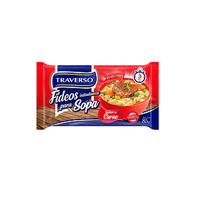 FIDEOS INSTANT. TRAVERSO CARNE 85grs. (24)        
