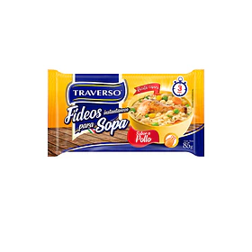 FIDEOS INSTANT. TRAVERSO POLLO 85grs. (24)        