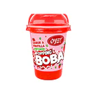 OYE POPPING BOBA FRUTILLA 390ml.  (24)             2