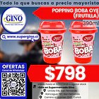 OYE POPPING BOBA FRUTILLA 390ml.  (24)             1