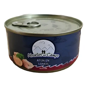 ATUN LOMITO ABUELOS DEL CAMPO ACEITE 140g.(24)    